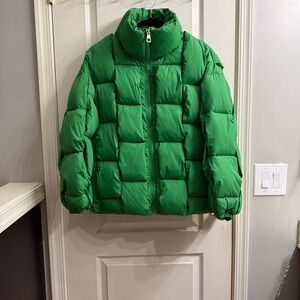 Green Puffer Jacket
